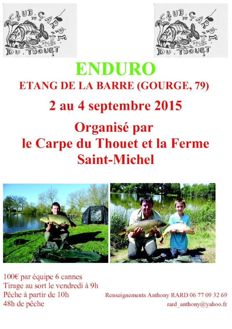 Enduro Carpe du Thouet à Gourgé (79) 4,5 et 6 septembre 2015 Enduro10