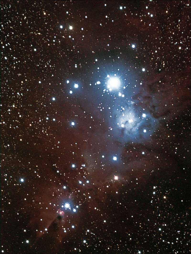 NGC2264 entre deux nuages  Ngc22610
