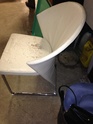 Unusual leather and chrome chair- anyone know what it is? Img_1614