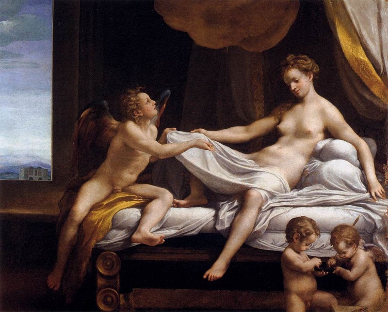 Danae e la sua bellezza; mitologia greca espressa attraverso i capolavori della pittura. 1024px12