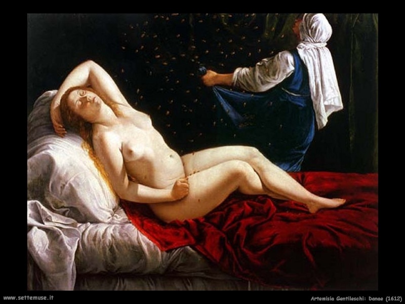 Danae e la sua bellezza; mitologia greca espressa attraverso i capolavori della pittura. Artemi11