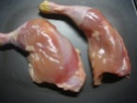 Cuisses de poulet aux champignons en sauce blanche.photos. Img_0834