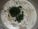 Cuisses de poulet aux champignons en sauce blanche.photos. Img_0842