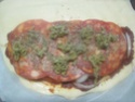 chausson pizza.tomate.chorizo.oignon.+ photos. Img_6212