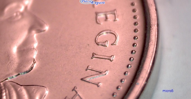 2008 - Éclat de Coin sur le Menton de la Reine (Die Chip) 5_cen414