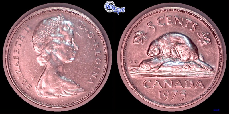1975 - Coin Désaligné Avers & Doublure sur Légende 5_cen429