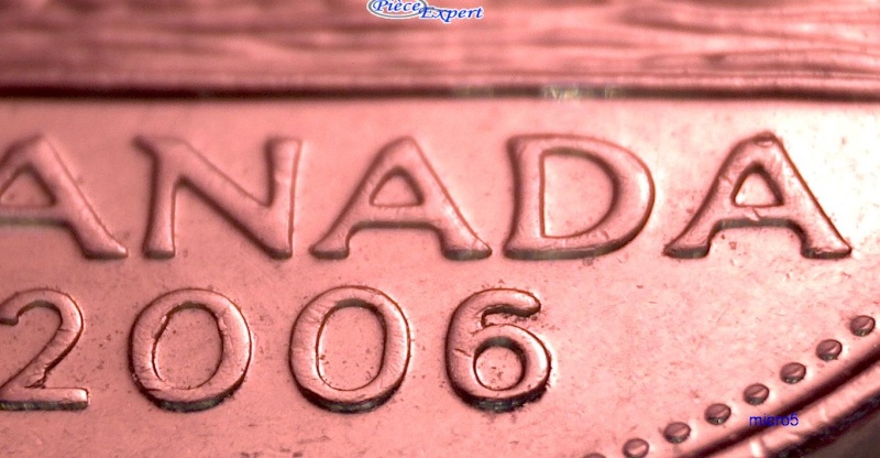 2006P - Éclat de Coin, "6" Partiellement Obstrué (Die Chip, Filled "6")  5_cent40