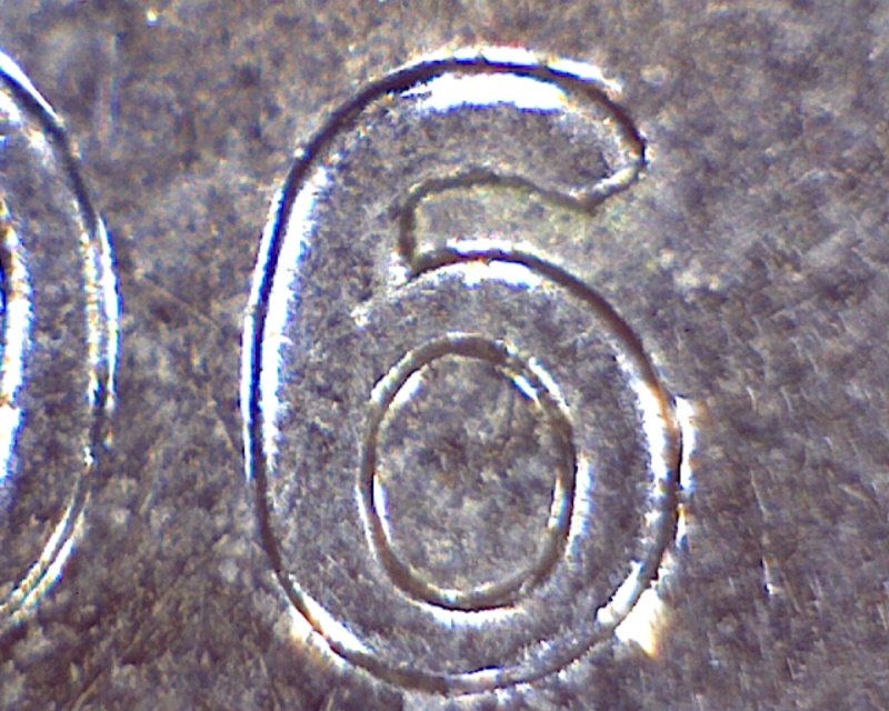 2006P - Éclat de Coin, "6" Partiellement Obstrué (Die Chip, Filled "6")  5_cent41