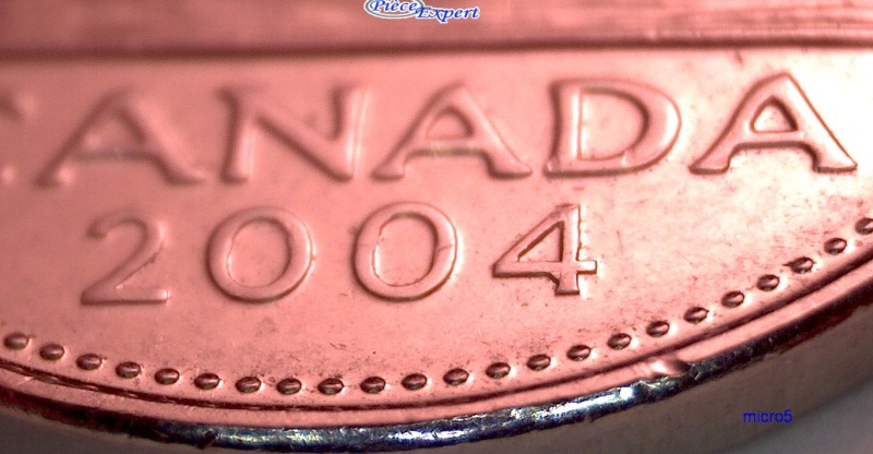 2004P - Éclat de Coin, dans le "4" (Die Chip) 5_cent58