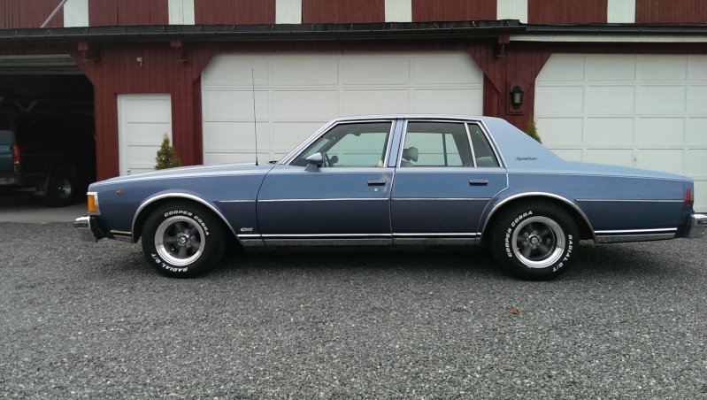 Installation of Eibach Pro-Kit Lowering Springs on a 77 Caprice 2014-012