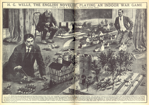 H.G. Wells et le jeu avec figurines. Hg_wel11