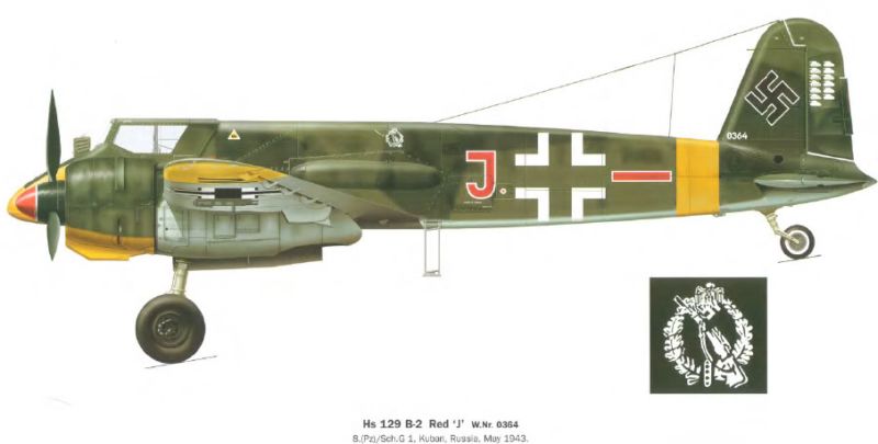 Revell - Henschel Hs 129 B-2 au 1/48 - FINI Camo_610
