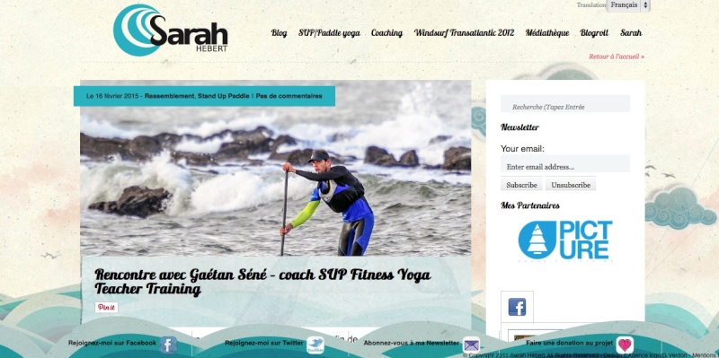 Gaetan Sene: de la rame à la pagaie, portrait du coach SUP FIT YOGA TEACHER TRAINING Monblo11