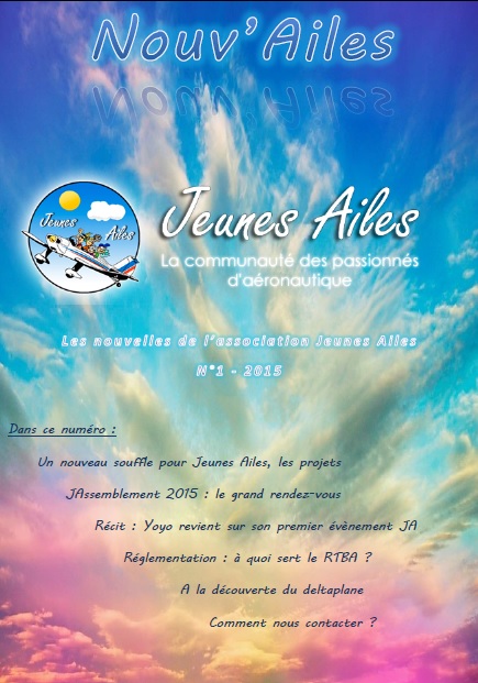 Nouv'Ailes 2015-1 - Les nouvelles des JA ! Couver10