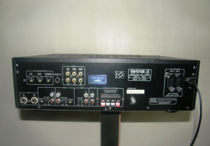 BMB DA-J7MKII Professional Karaoke Amplifier used(SOLD) Bmb_ba11