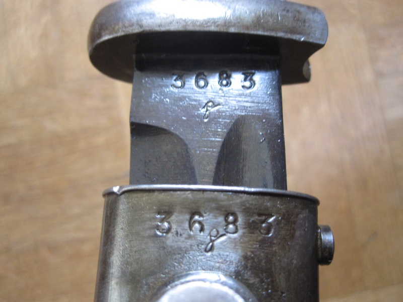 Baïonnette pour Mauser Kar 98k - 1943 CVL 09510