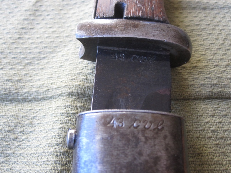Baïonnette pour Mauser Kar 98k - 1943 CVL 10110