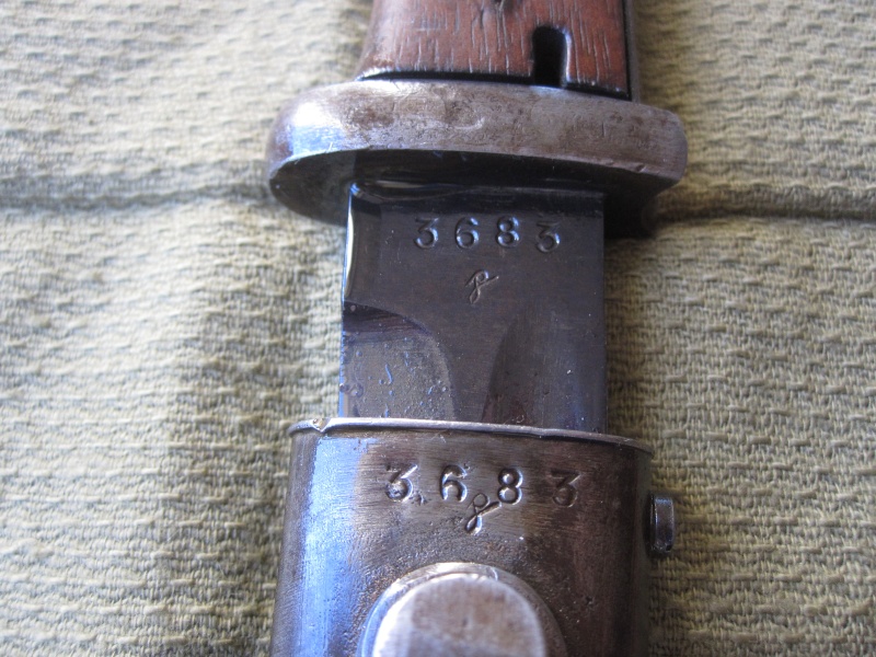 Baïonnette pour Mauser Kar 98k - 1943 CVL 10210