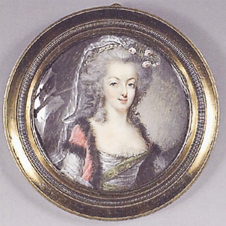 La reine Marie-Antoinette par Jean Baptiste Jacques Augustin  Sans_t10