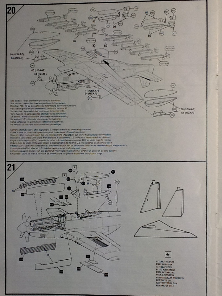AIRFIX NORTH AMERICAN P 51 D MUSTANG 1/24ème Ref 14001 Airfi100