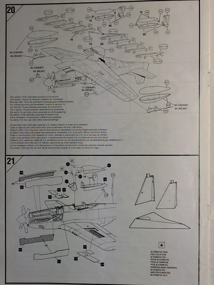 [AIRFIX] NORTH AMERICAN P 51 D MUSTANG 1/24ème Réf 14001 Airfi100