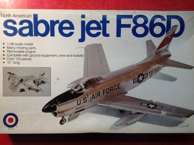 [ENTEX] NORTH AMERICAN F 86 D SABRE 1/48ème Ref 9009 Entex_10