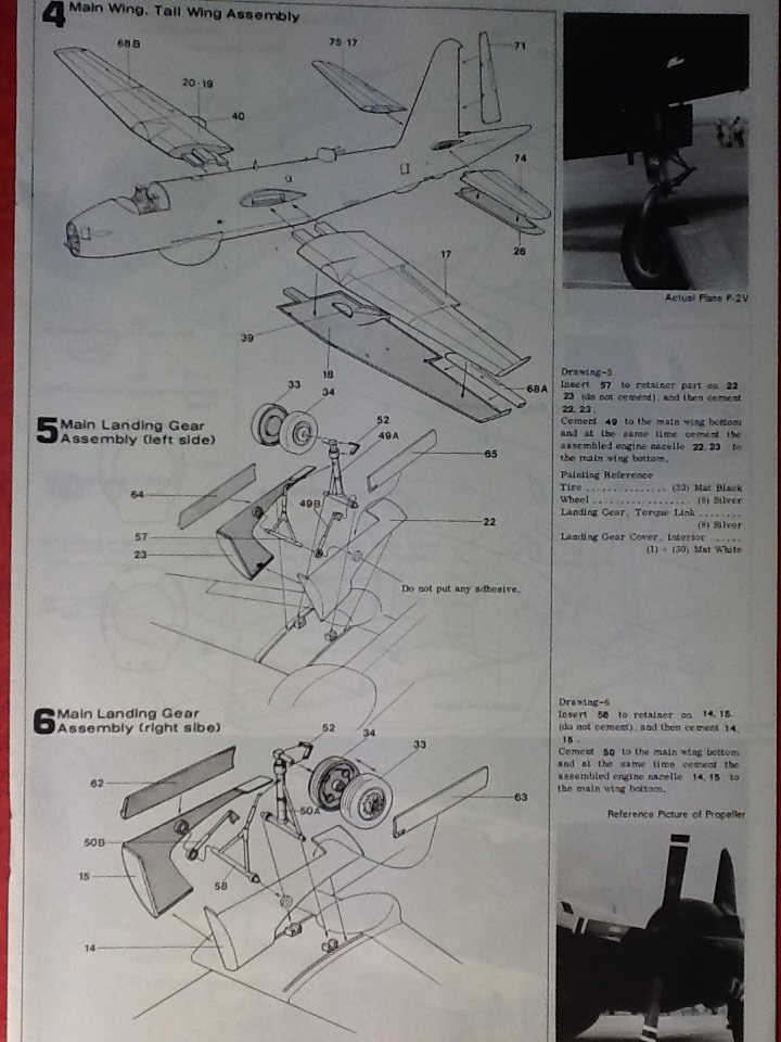 [HASEGAWA] LOCKHEED P-2 H et P2V-7 1/72ème Réf 00070 édition spéciale Notice Hasega13