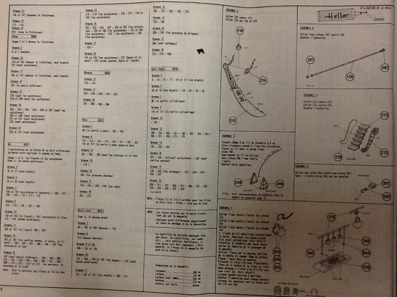 Galère LA REALE DE FRANCE 1/75ème Réf 1301 Notice Helle646