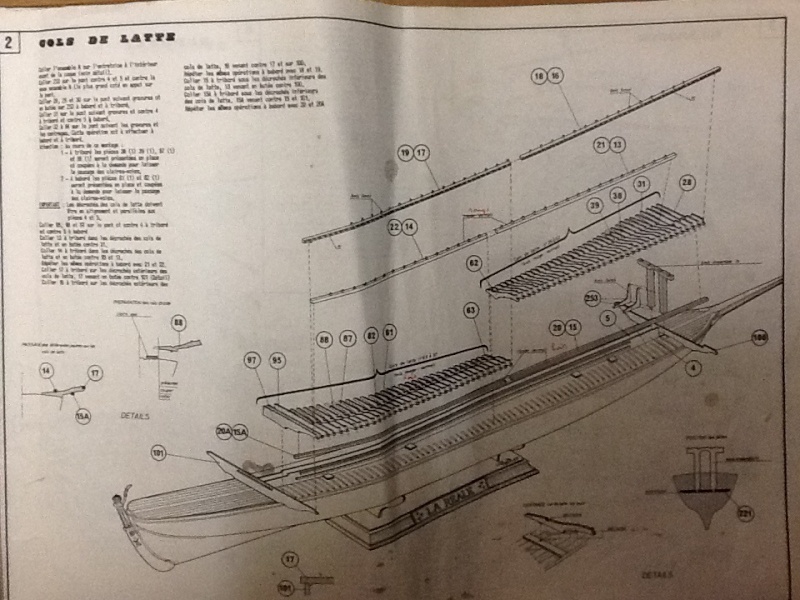 Galère LA REALE DE FRANCE 1/75ème Réf 1301 Notice Helle649