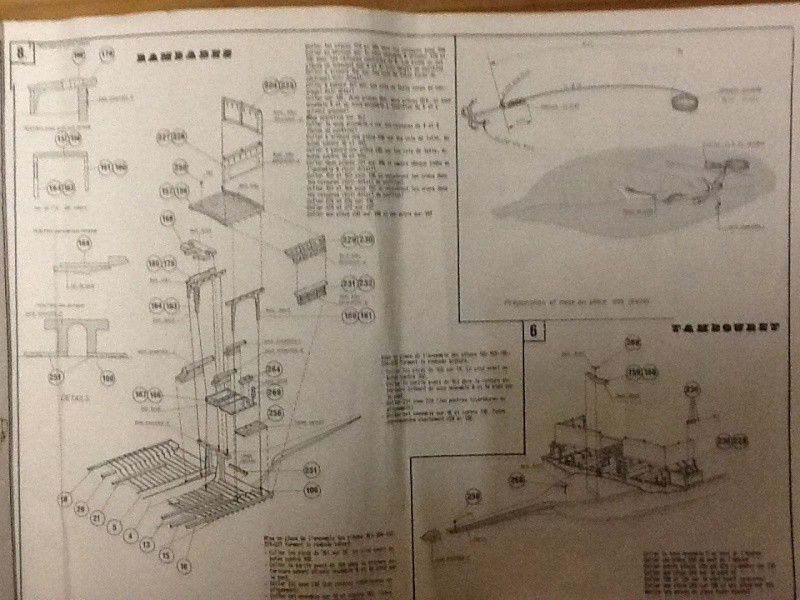 Galère LA REALE DE FRANCE 1/75ème Réf 1301 Notice Helle651