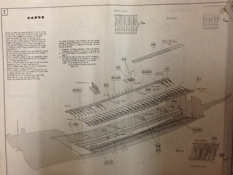 Galère LA REALE DE FRANCE 1/75ème Réf 1301 Notice Helle652