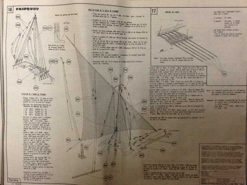 réale - Galère LA REALE DE FRANCE 1/75ème Réf 1301 Notice Helle657