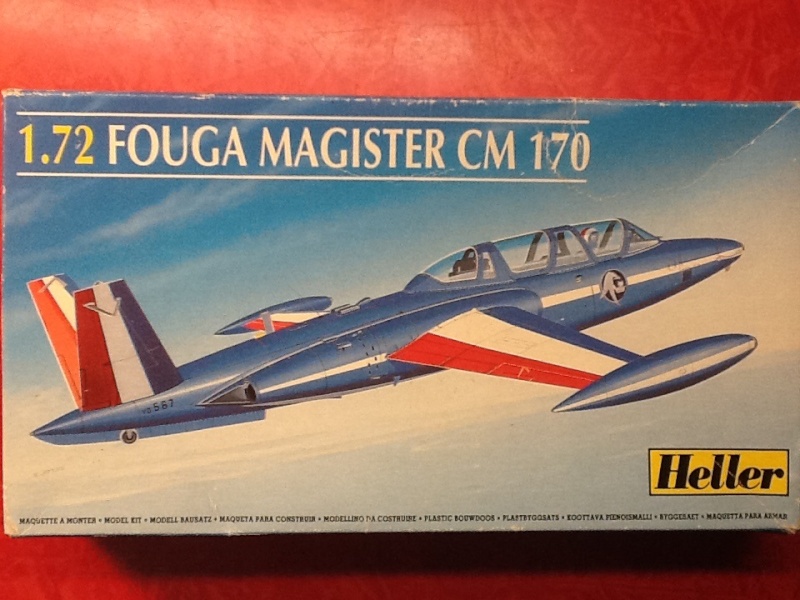 FOUGA CM 170 MAGISTER 1/72ème Réf 80220 Helle972