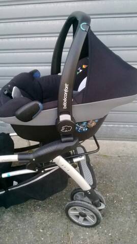 Poussette double jane powertwin avec cosy outlet