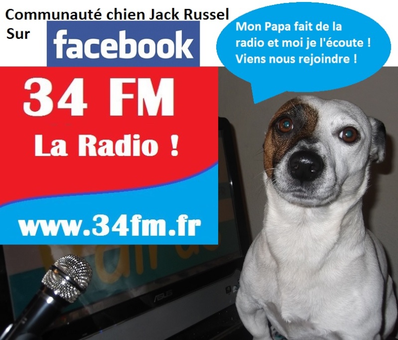 Rusty aime 34 FM la radio ! Pubcom10