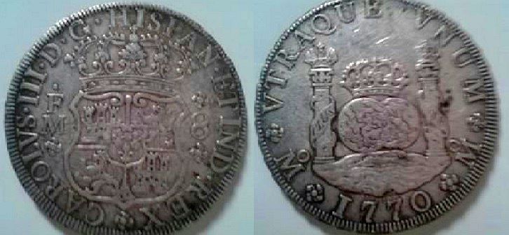 agains about 8 reales Dos Mundos 1770 , genuine or fake ? Unname10