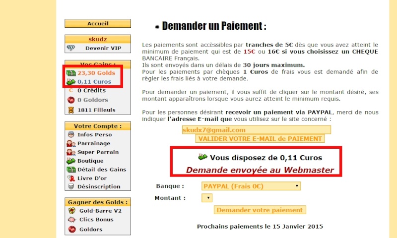 Argent facile - Tutoriel Paieme10