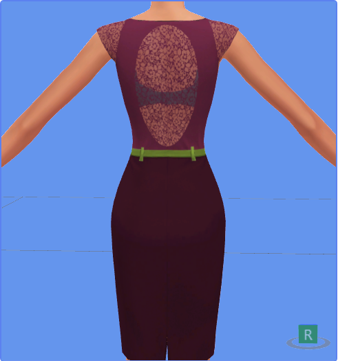  [Sims 4 Studio] Les bases de la recoloration de vêtements  - Groupe Mi - Page 16 Robe_r13