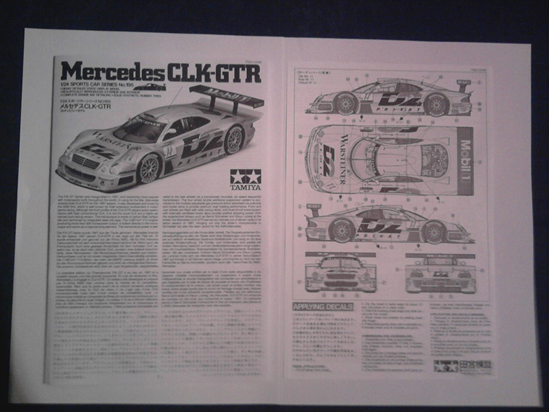 Tamiya Mercedes CLK-GTR 1:24 02_11