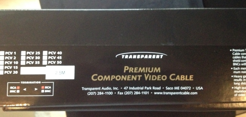 Transparent Premium Component Video cable [SOLD] Img_7113