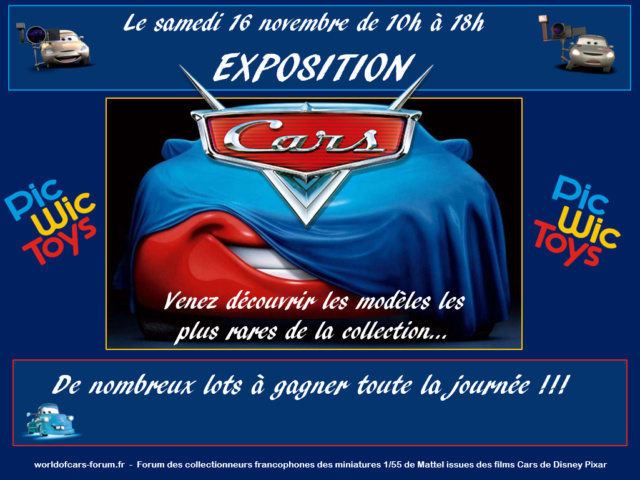 Episode V : Exposition Cars Pic Wic Toys le 16 novembre 2019 près de Nantes Affich10