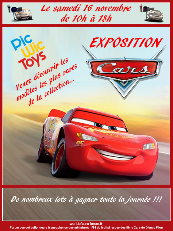 Episode V : Exposition Cars Pic Wic Toys le 16 novembre 2019 près de Nantes Affich11