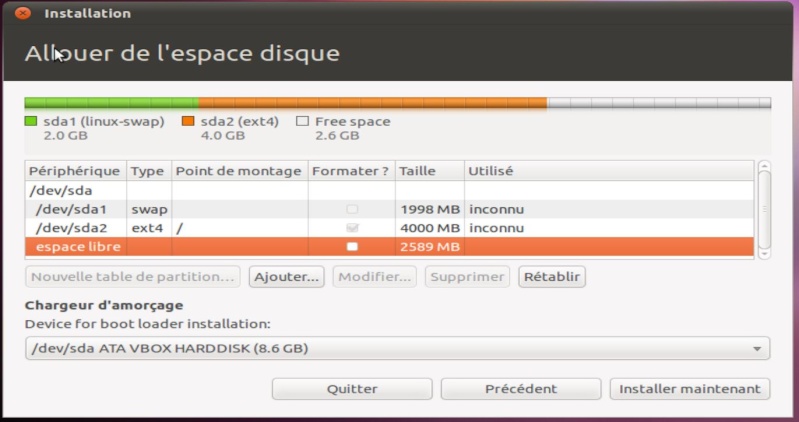  Découverte et installation d'un linux  Instal19