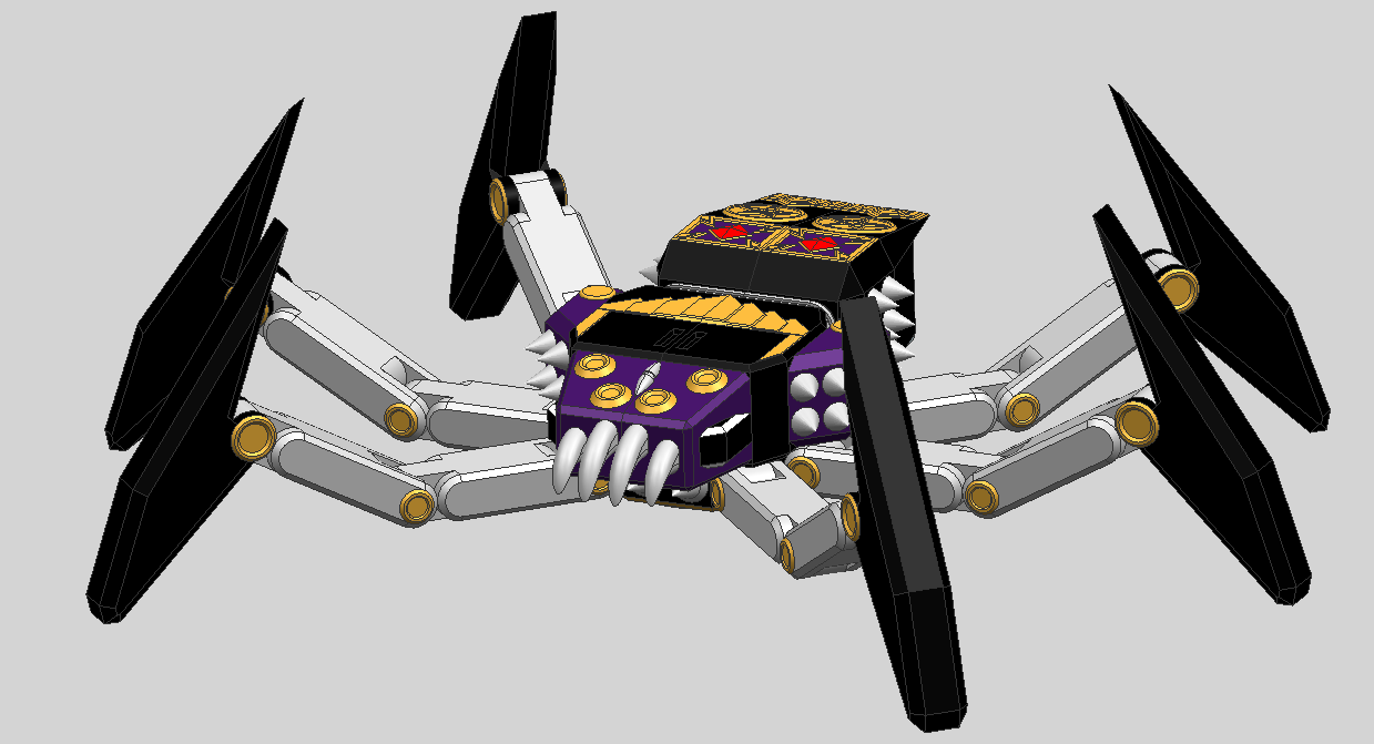 Création 3D Perso : Madou Kaiser ( Empereur des Ténébres ) Spider10