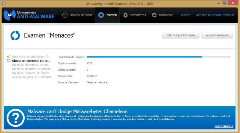 Tuto Malwarebytes Anti-Malware Mb110