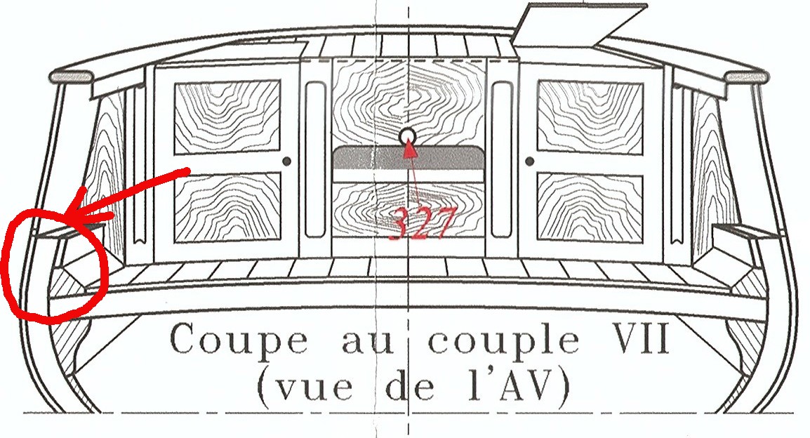 Goélette Toulonnaise 1823 (Plan AAMM 1/48°) de Laurent3d Coupe_11