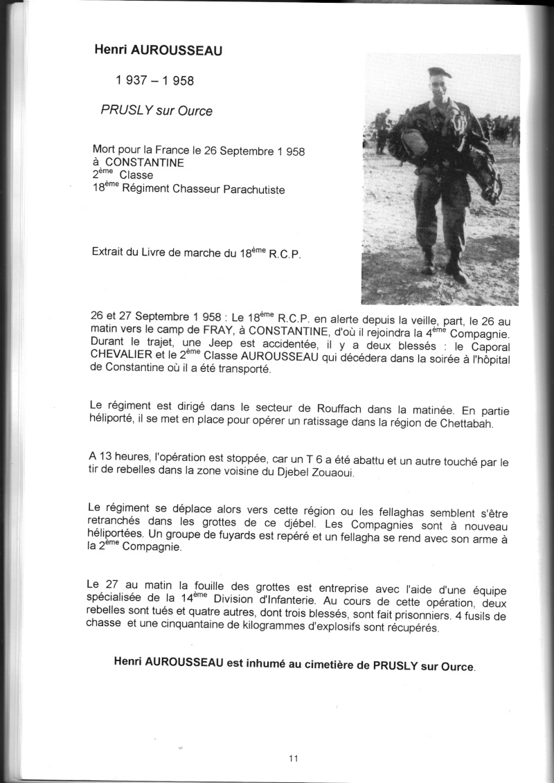 PARACHUTISTES du département de la COTE D'OR morts au champ d'honneur en Algérie Française Henri_11