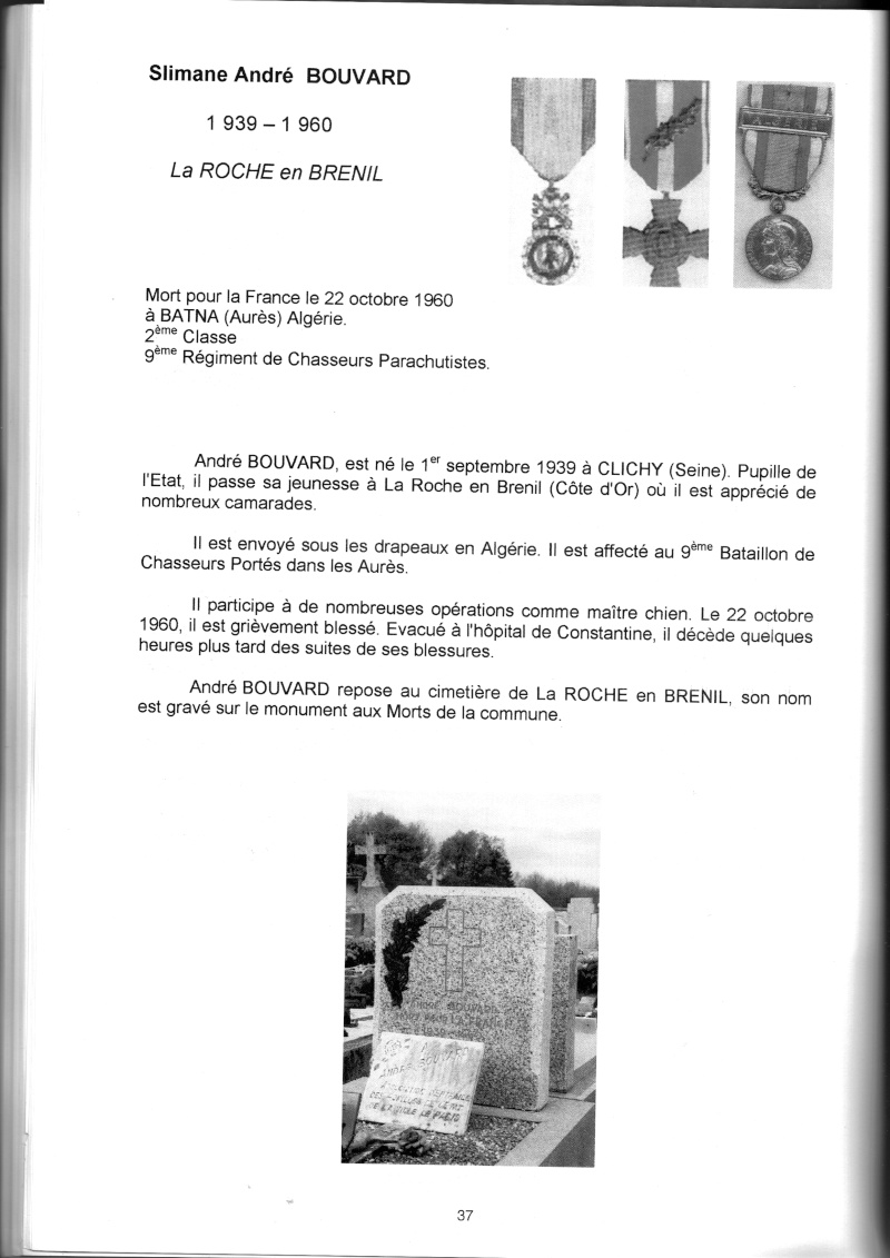 PARACHUTISTES du département de la COTE D'OR morts au champ d'honneur en Algérie Française Sliman12