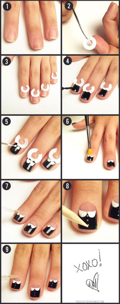 Cute easy nails tutorials 2015 Easy-n10