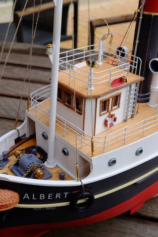 Maquette bateau en bois : Remorqueur Samson - Artesania - Rue des Maquettes